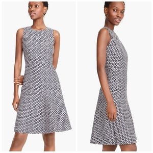 J.Crew A-Line Dress in Piper Foulard - Size 2 TALL